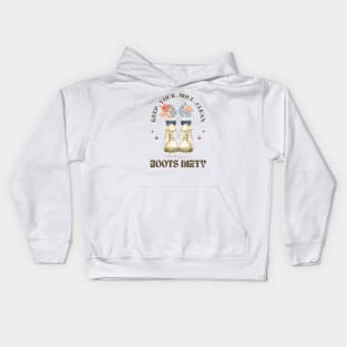 Keep Your Soul Clean And Your Boot Dirty Kids Hoodie